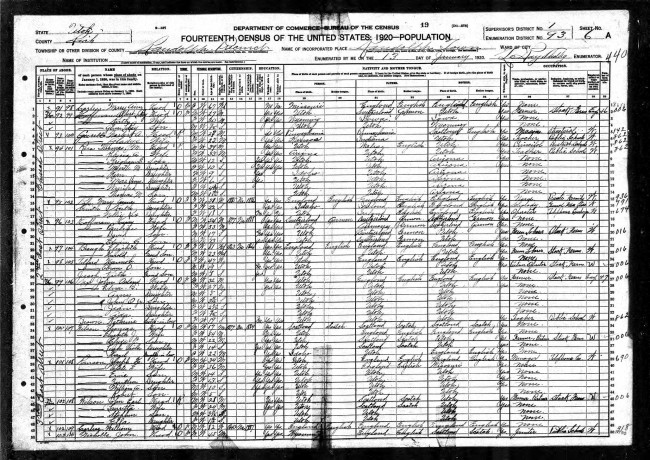 1920 U.S. Census, Rich County, Utah, population schedule, Randolph Precinct, Randolph Town, enumeration district (ED) SD 1, ED 93, sheet 6A, dwelling 101, family 108, Joseph H. Ranson household; digital images, FamilySearch (www.familysearch.org : downloaded 28 July 2014).